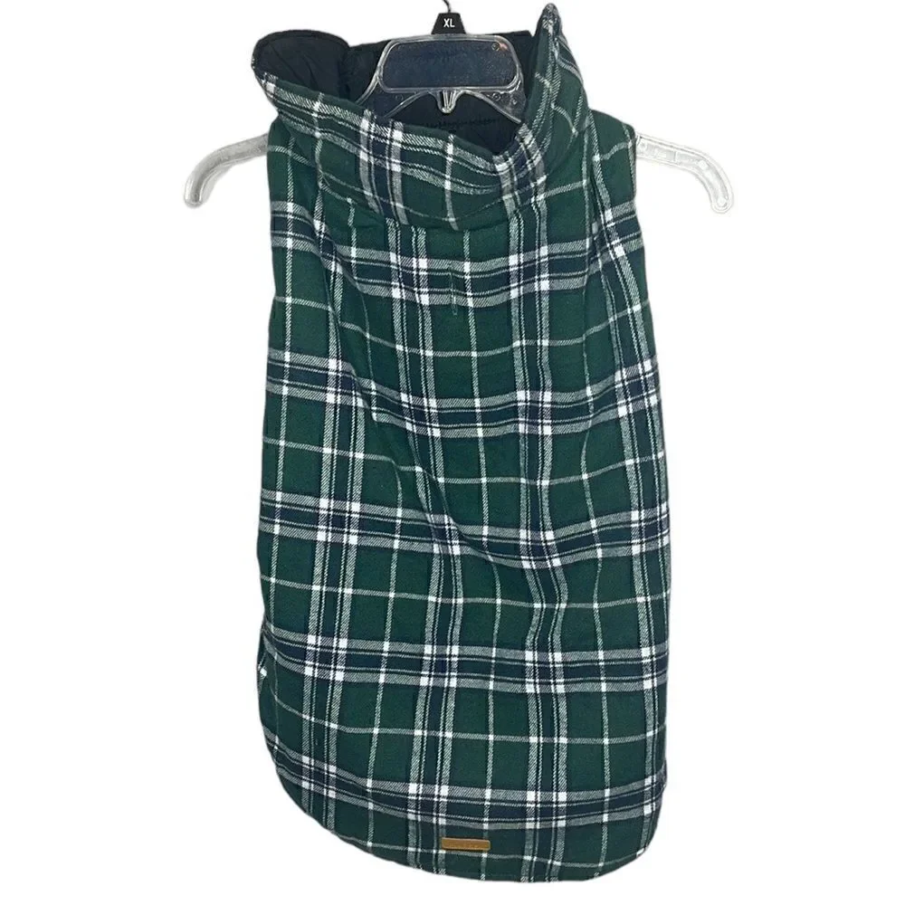 Kuoser Warm Reversible Waterproof Plaid Jacket. Size Large.